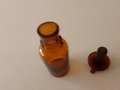Колекционерско Старо медицинско шише за капки, снимка 1