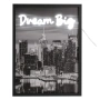 Неонова табела "Dream big", снимка 1