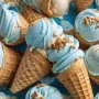 Суха смес за СИН сладолед ПРЕМИУМ* Сладолед на прах ИТАЛИАНСКИ КАРАМЕЛ * (1200г / 4-5 L Мляко), снимка 4