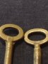 Два стари редки бронзови ключа от соца за КОЛЕКЦИЯ ДЕКОРАЦИЯ 29220, снимка 3