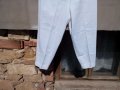 Стар бял работен панталон, снимка 7
