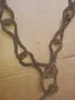 Стара верига за огнище от ковано желязо , здрава, снимка 6