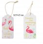 10 Фламинго Тагове табелки етикети картонени за подаръци ръчна изработка и др украса декор сувенири