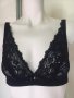 Дантелен черен сутиен бюстие бралета без банел SIELEI, снимка 5