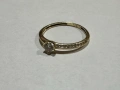 Златен пръстен 14к, 1,10гр, снимка 6