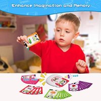 Нова Играчка за малки деца Монтесори флаш карти за обучение думи, снимка 6 - Образователни игри - 40507217