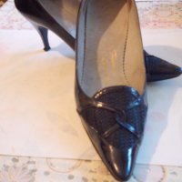 Лачени обувки, снимка 6 - Дамски обувки на ток - 32606253