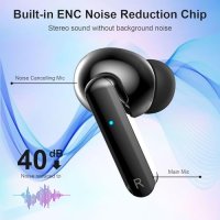 Нови Bluetooth 5.3 Слушалки, ENC, IP7, 38H Батерия Водоустойчиви, снимка 5 - Bluetooth слушалки - 43503532