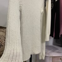 Ръчно плетен пуловер , снимка 14 - Блузи с дълъг ръкав и пуловери - 43477119