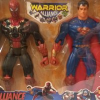 Комплект фигурки на Спайдърмен и Супермен (Spiderman & Superman - Marvel, DC), снимка 1 - Фигурки - 39952011