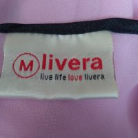Livera M комплект сладко розово с черна дантела и черни полупрашки, снимка 5 - Корсети, бюстиета, топове - 28755810