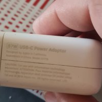 apple 87w usb-c power adapter 20,2v 4,3a, снимка 7 - Лаптоп аксесоари - 43554098