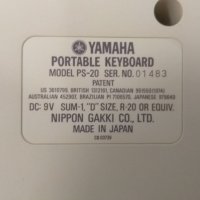 Синтезатор YAMAHA PS-20, снимка 3 - Синтезатори - 34963642