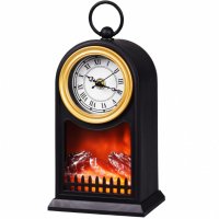 LED камина с ефект пламък и  винтидж часовник , снимка 4 - Декорация за дома - 38050565