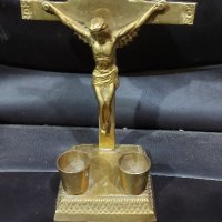 Свещник- религия , снимка 3 - Антикварни и старинни предмети - 43299605