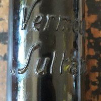 бутилка стъклена стара вермут Vermouth Sultana изключително рядка, снимка 5 - Антикварни и старинни предмети - 37323404