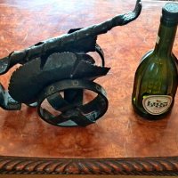 стойка за вино от ковано желязо, снимка 4 - Антикварни и старинни предмети - 28666119