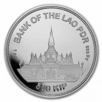 Сребърна монета Пантера Тигрис Лаос 2022 1 oz, снимка 2 - Нумизматика и бонистика - 39820746