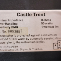 Тонколони Castle Acoustics Trent, снимка 11 - Тонколони - 41773194