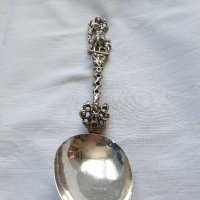 Сребърна лъжица, снимка 1 - Антикварни и старинни предмети - 40646981