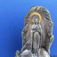 Стара метална фигурка с латерна -мелодия ''Ave Maria", снимка 2 - Колекции - 40485620