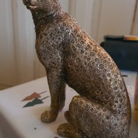 Леопард–Детайлна изработка, отличен!, снимка 1 - Антикварни и старинни предмети - 32856927