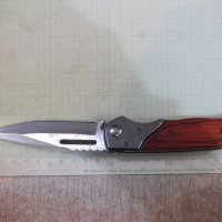 Нож сгъваем полуавтоматичен, снимка 2 - Ножове - 27921301