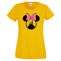 Дамска тениска Minnie Head 3 Подарък,Изненада,Рожден ден,, снимка 10 - Тениски - 36530118
