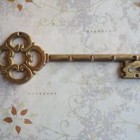 Невероятна бронзова поставка за ключове ключ, снимка 6 - Ключове - 43524665