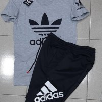 Последна бройка! Adidas мъжки летен комплект /тениска и къси панталони/ реплика, снимка 1 - Спортни дрехи, екипи - 32694851