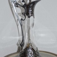 Сребърна канa за вино стил сецесион марка WMF- 1900-1940 г Германия, снимка 2 - Антикварни и старинни предмети - 39562198