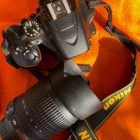 Фотоапарт Nikon D3500 с обектив AF-S DX Nikkon 18-105mm f/3.5-5.6, снимка 2 - Фотоапарати - 43789462