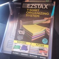 EZSTAX органайзер за 10 броя тениски , снимка 1 - Органайзери - 33671706