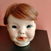Глава Порцеланова кукла CHUBBINS Cindy Marschner Rolfe Rep 1994 г, снимка 2 - Колекции - 37724901
