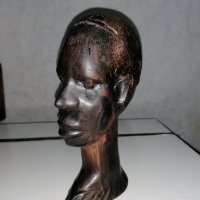Абаносова мъжка глава, снимка 5 - Статуетки - 36642452