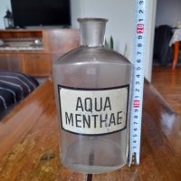 Стара бутилка Aqua Menthae, снимка 2 - Други ценни предмети - 44086212