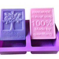 Handmade natural силиконов молд калъп за сапун гипс шоколад, снимка 1 - Форми - 33419891