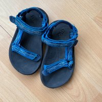 Оригинални детски светло сини сандали Теva ! 25 н, снимка 5 - Детски сандали и чехли - 32890566