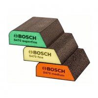 Шкурка Bosch върху гъба за ръчно шлайфане 120х98 мм, 3 бр., снимка 1 - Други инструменти - 34959665
