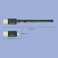 USB Адаптер Bluetooth 5.3 – до 100м, снимка 8 - Мрежови адаптери - 44109592