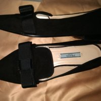 Дамски елегантни оригинални  обувки Prada Women's Black Loafer 100 % кожа , снимка 11 - Дамски обувки на ток - 18714675