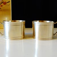 Масивна немска бронзова чаша. , снимка 1 - Антикварни и старинни предмети - 27148385
