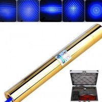Мощен лазер със синя светлина, снимка 1 - Друга електроника - 43019085