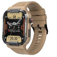 Мъжки военен смарт часовник MELANDA 1.85 Bluetooth Call Smartwatch, снимка 1 - Смарт часовници - 42926813
