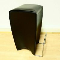 Висококачествен бар стол, тапициран с кожа Texon , снимка 3 - Столове - 43702257