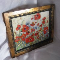 Макове, картина, червени цветя, poppies ...  Art by MiMa  ...  картина, снимка 1 - Картини - 28812964