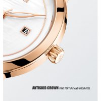 Дамски часовник NAVIFORCE Clarity Rose Gold/White 5008 RGW., снимка 8 - Дамски - 34744332