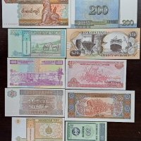 10 банкноти от различни страни. , снимка 2 - Нумизматика и бонистика - 43438107