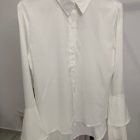 Бяла риза в размер L, снимка 7 - Ризи - 44096870