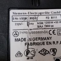 Прахосмукачка Siemens FD 8111, снимка 7 - Прахосмукачки - 26788961